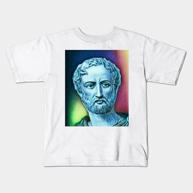 Cayo Plinio Segundo Portrait | Cayo Plinio Segundo Artwork 6 Kids T-Shirt by JustLit